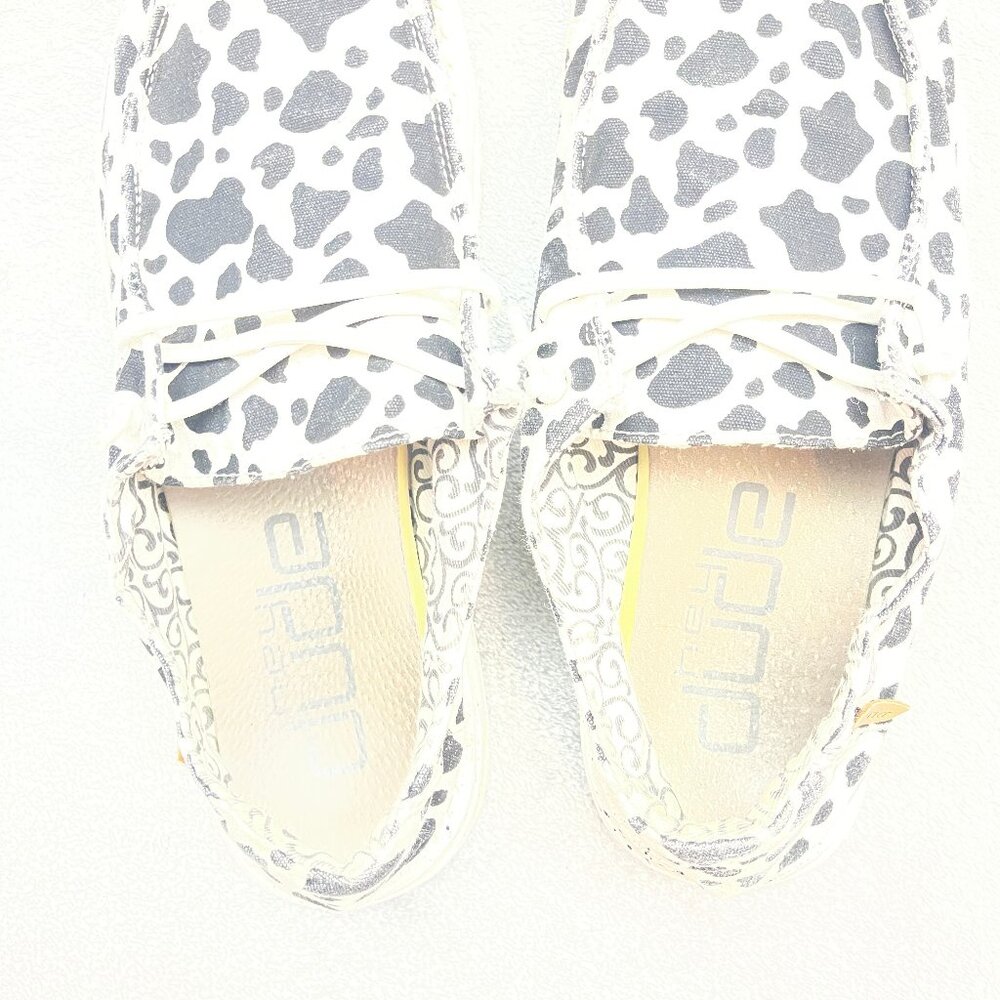 Hey Dude Womens Wendy Milky Way White 8 Shoes - Picture 4 of 7